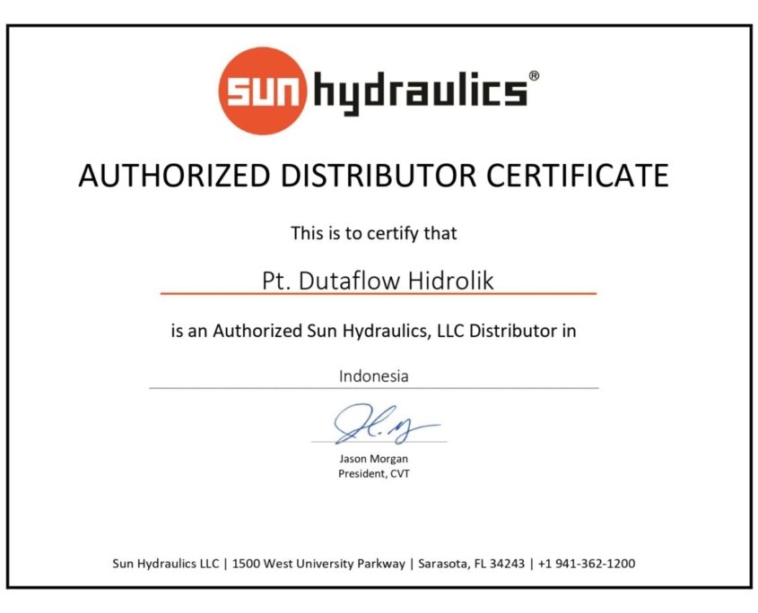 Sun Hydraulics distributor